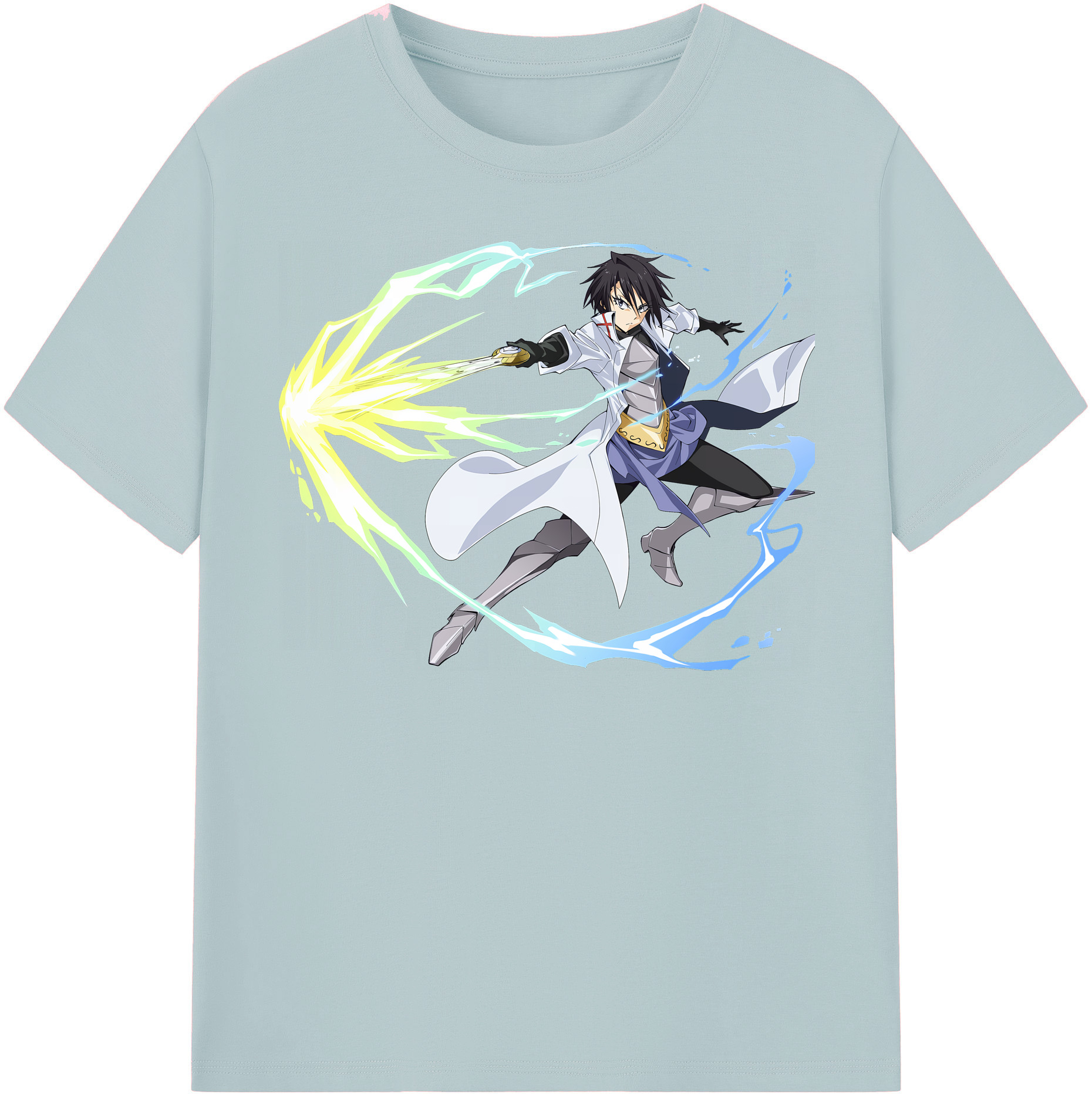 （画像用） 転スラ Regarding Reincarnated to Slime 綿100％半袖Tシャツ（フロントプリント）